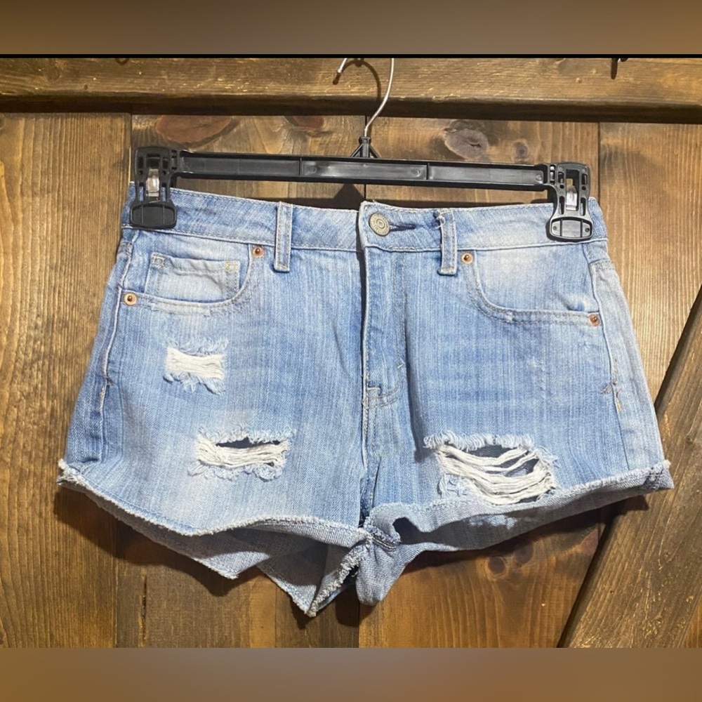 Juniors Aeropostale High Rise Shorty Shorts, size 2, light wear